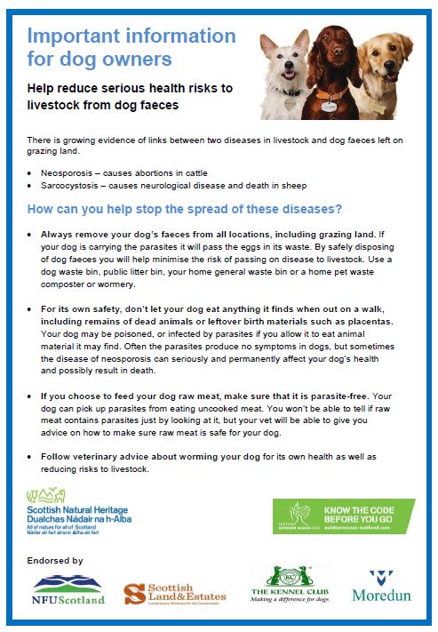 Important information for dog owners front cover