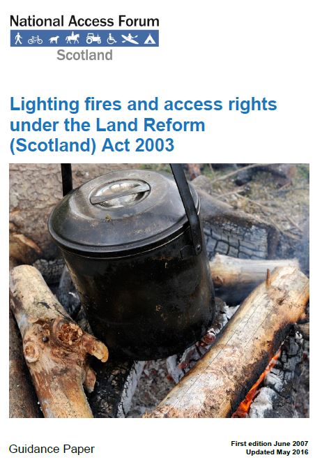 Lighting fires and access rights front cover