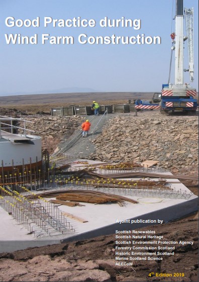 Good practice during wind farm construction - front cover