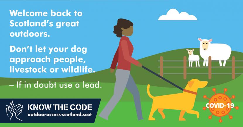 Please keep your dog under control animation