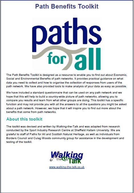 Path Benefits Toolkit front cover