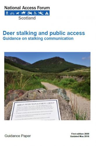 Guidance - Deer stalking and public access front cover