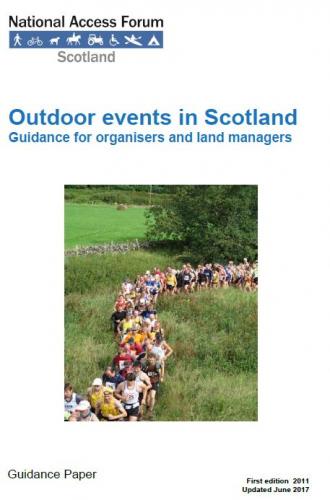 Guidance - Outdoor events in Scotland - front cover