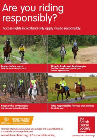 Are you riding responsibly leaflet cover