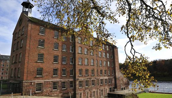 Stanley mills a restored Historic Environment Scotland cotton mill on the River Tay. ©Lorne Gill/SNH. For information on reproduction rights contact the Scottish Natural Heritage Image Library on Tel. 01738 444177 or www.nature.scot Thumbnail